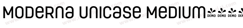 Moderna Unicase Medium字体转换